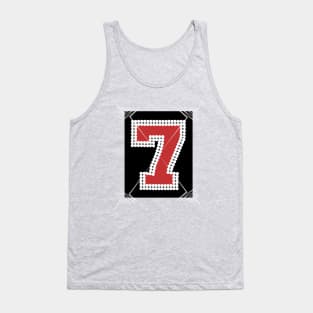 Camouflage 7 Red - An Edge Tribute Tank Top